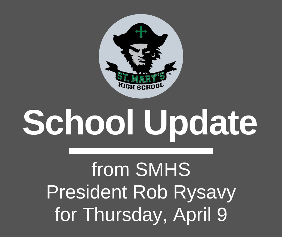 School UPDATE: Thursday, April 9