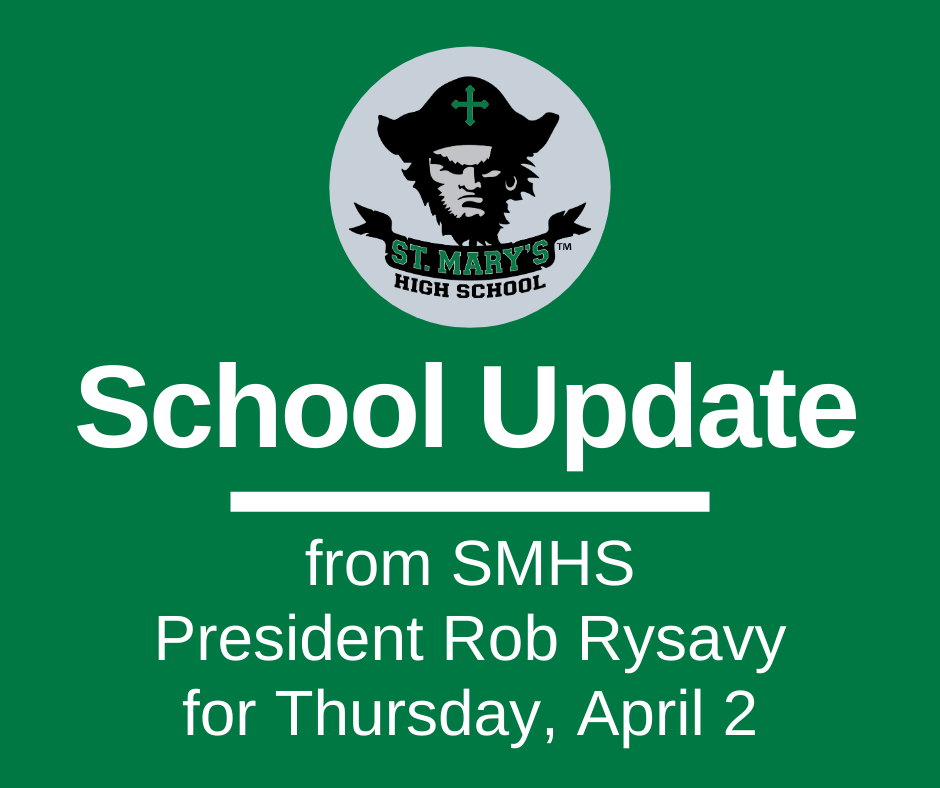 School UPDATE: Thursday, April 2