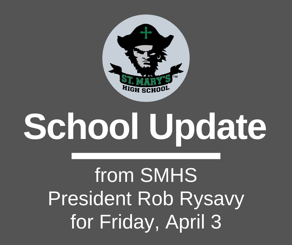 School UPDATE: Friday, April 3