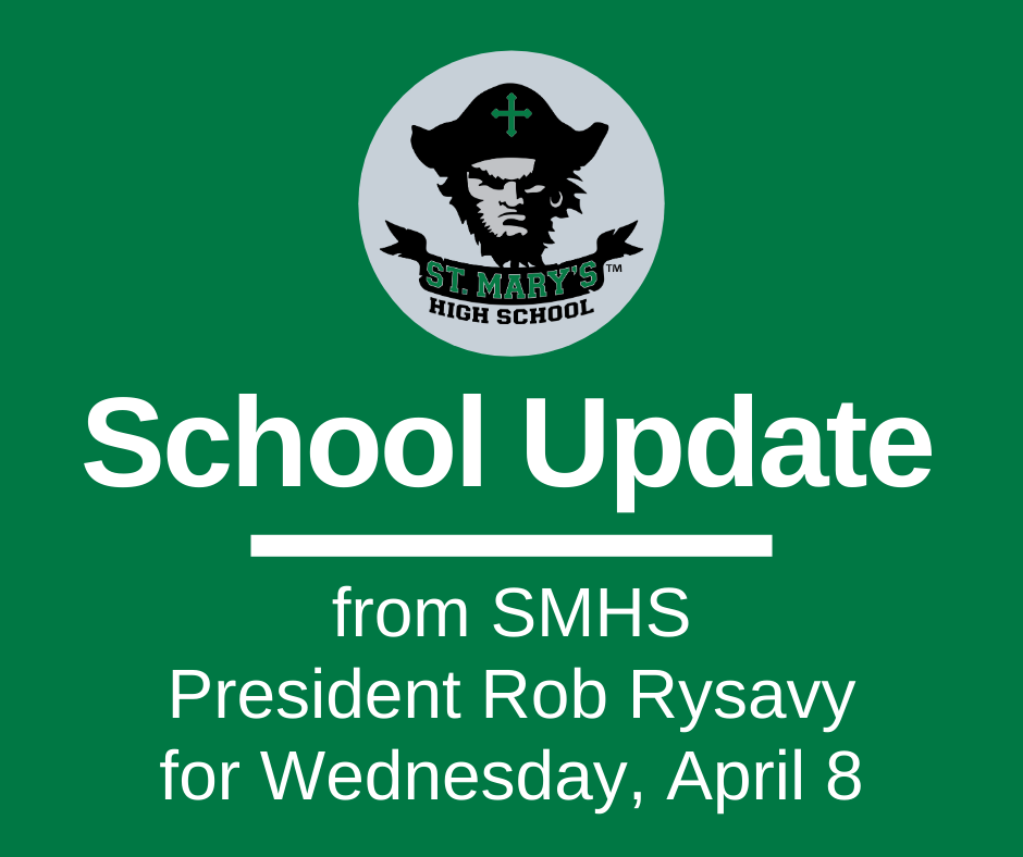 School UPDATE: Wednesday, April 8