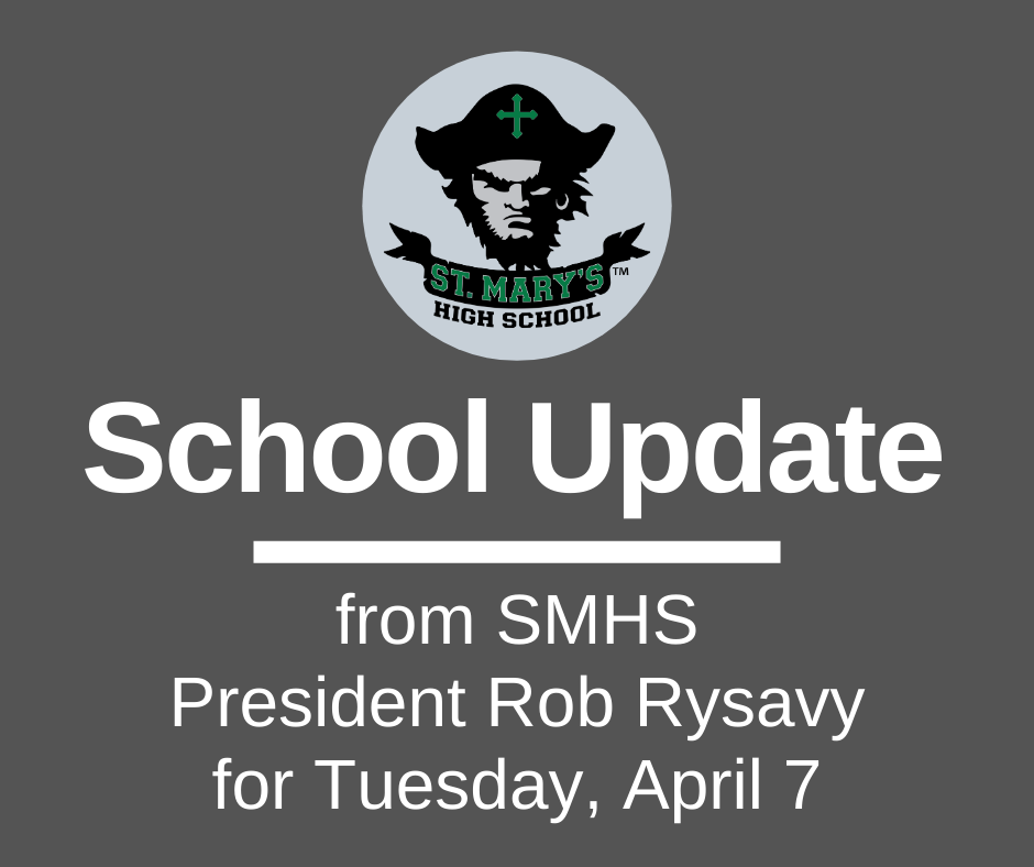 School UPDATE: Tuesday, April 7