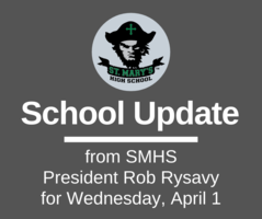 School UPDATE: Wednesday, April 1