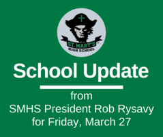 School UPDATE: Friday, March 27