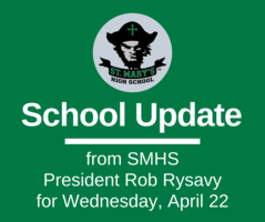 School UPDATE: Wednesday, April 22