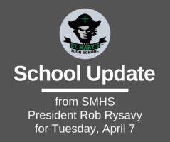 School UPDATE: Tuesday, April 7