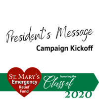 Relief Fund: President's Message
