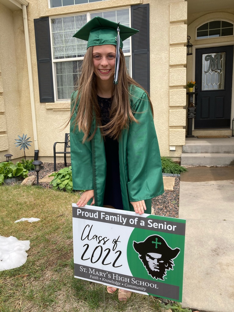 senior with sign