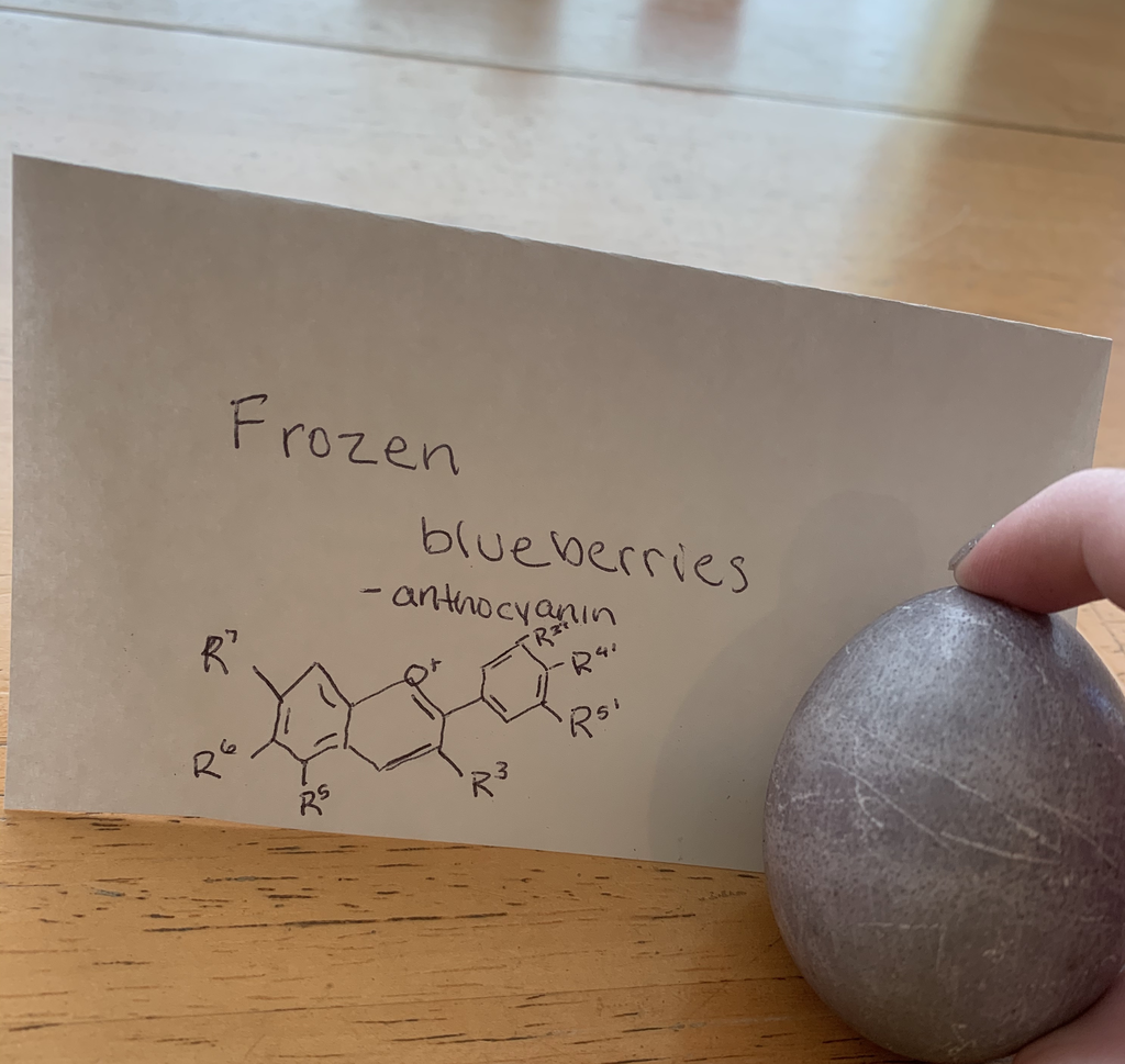 Writing explaining dying Easter eggs